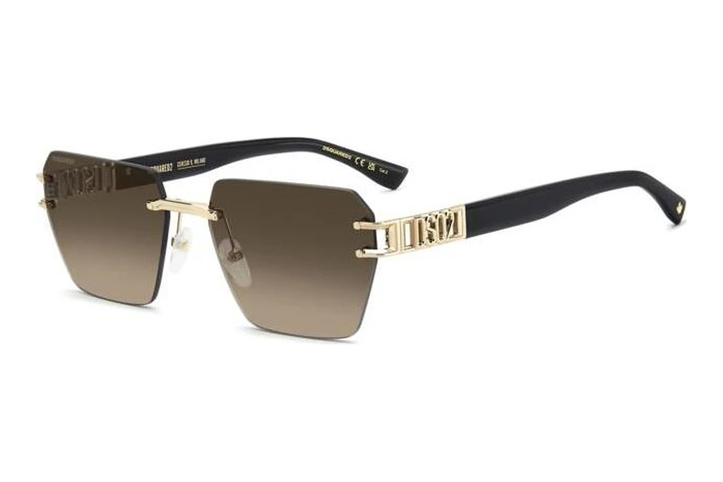 Dsquared2 D2 0173/S J5G/HA BROWN SHADEDGOLD Dsquared2 D2 0173/S J5G/HA BROWN SHADEDGOLD