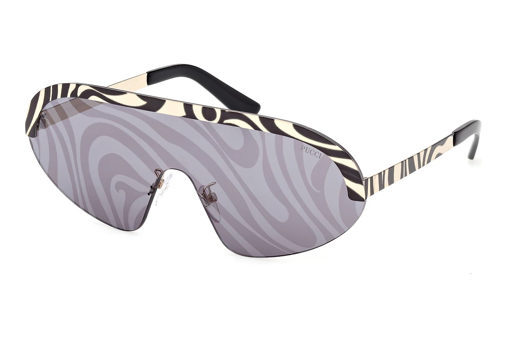 Emilio Pucci EP0237 05C grau verspiegeltAnimalier/Muster Emilio Pucci EP0237 05C grau verspiegeltAnimalier/Muster