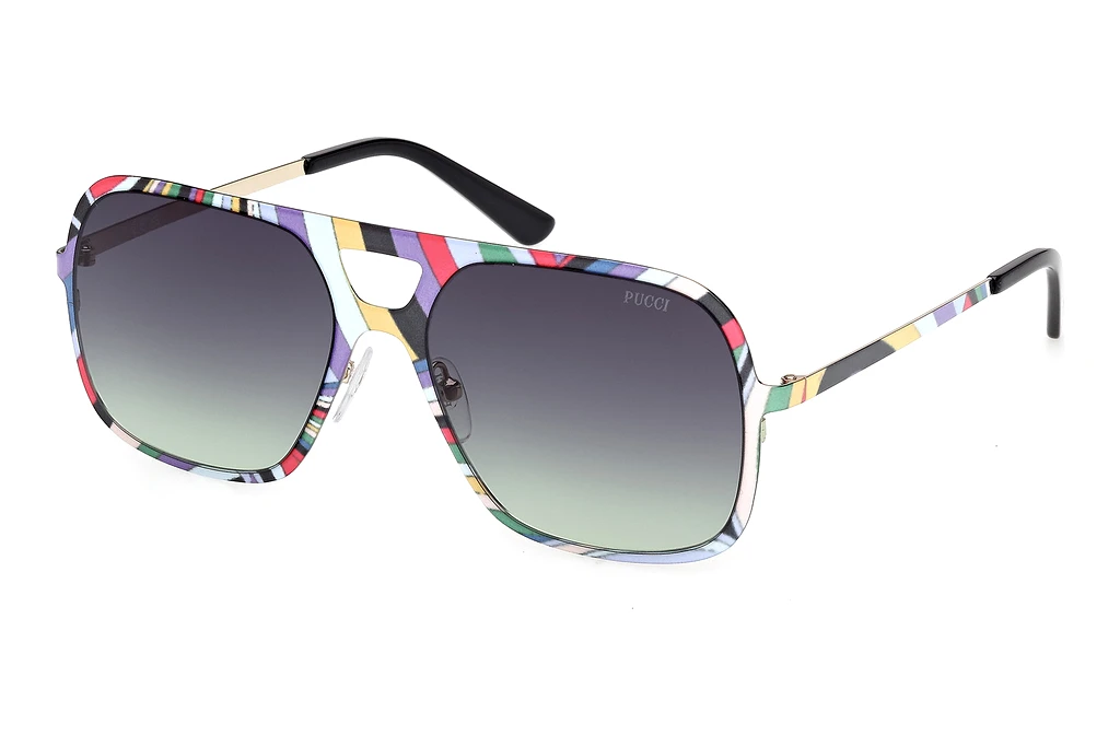 Emilio Pucci EP0238 99B grau verlaufendAnimalier/Muster Emilio Pucci EP0238 99B grau verlaufendAnimalier/Muster