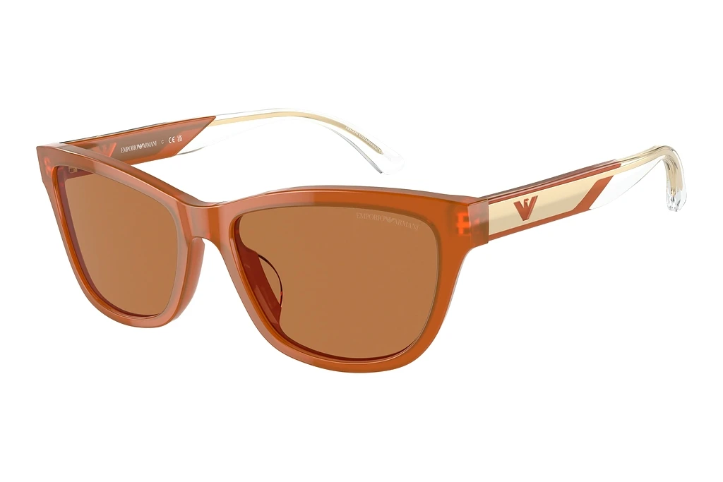 Emporio Armani   EA4227U 609773 BrownOpaline Orange Emporio Armani   EA4227U 609773 BrownOpaline Orange