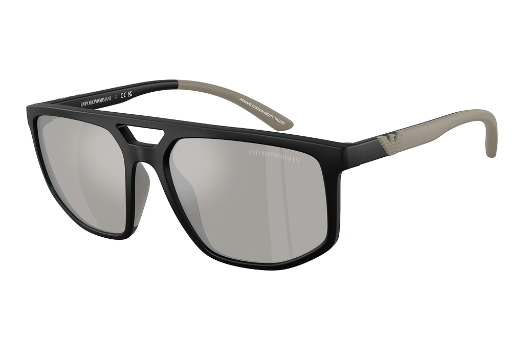 Emporio Armani   EA4248U 50016G Light Grey Mirror SilverMatte Black Emporio Armani   EA4248U 50016G Light Grey Mirror SilverMatte Black