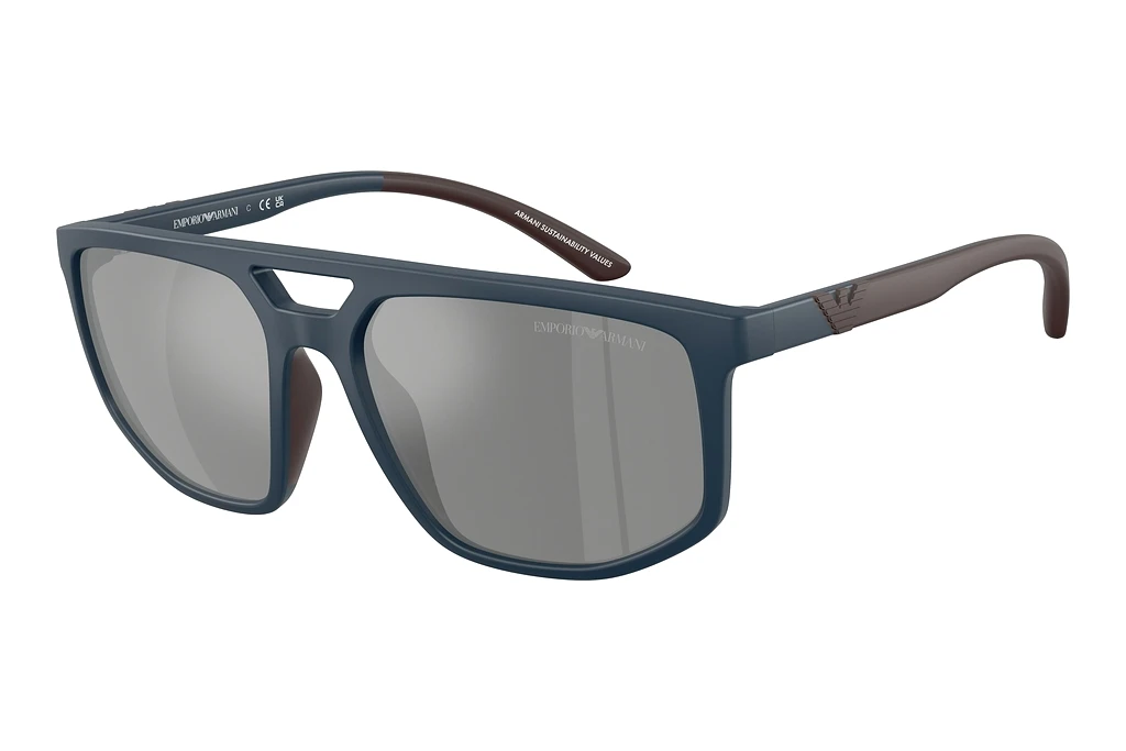 Emporio Armani   EA4248U 62606G Dark Grey Mirror SilverMatte Blue Emporio Armani   EA4248U 62606G Dark Grey Mirror SilverMatte Blue