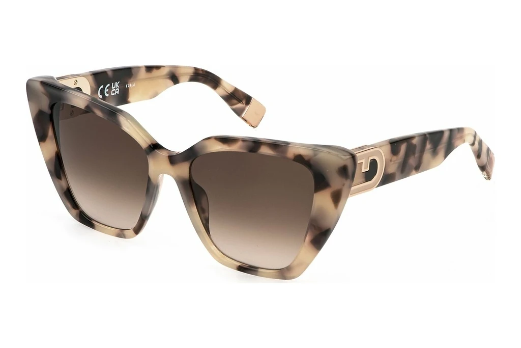 Furla SFU879 0XA5 BROWN GRADIENTSHINY OPAL BROWN/WHITE HAVANA Furla SFU879 0XA5 BROWN GRADIENTSHINY OPAL BROWN/WHITE HAVANA