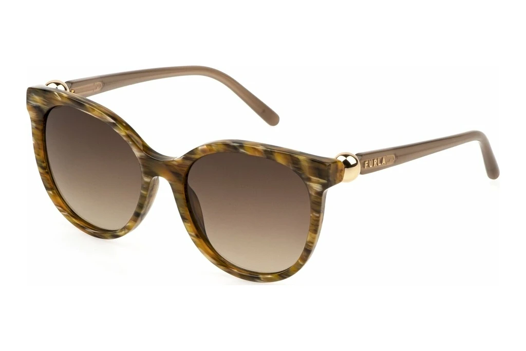 Furla   SFU887 01EV GREEN GRADIENT BROWNSTRIPED LIGHT BROWN Furla   SFU887 01EV GREEN GRADIENT BROWNSTRIPED LIGHT BROWN