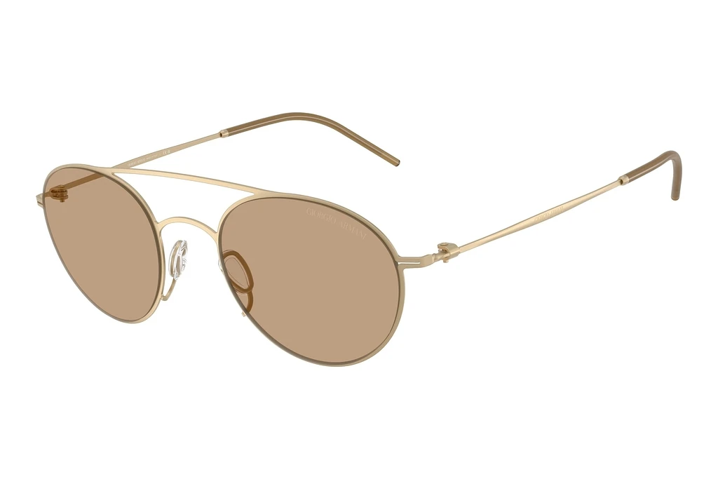Giorgio Armani   AR6169 300263 Light BrownMatte Pale Gold Giorgio Armani   AR6169 300263 Light BrownMatte Pale Gold
