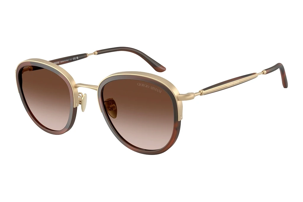 Giorgio Armani AR6176 300213 Brown GradientMatte Pale Gold Giorgio Armani AR6176 300213 Brown GradientMatte Pale Gold