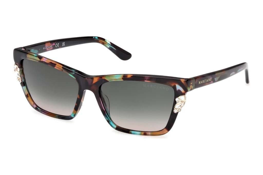 Guess by Marciano GM00030 98B grau verlaufendDunkelgrün/Havanna Guess by Marciano GM00030 98B grau verlaufendDunkelgrün/Havanna