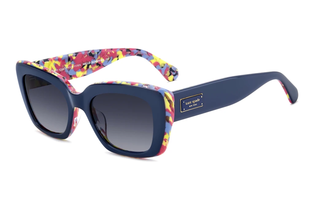 Kate Spade KS JENELL 2/S JBW/9O DARK GREY SHADEDBLUE HAVANA Kate Spade KS JENELL 2/S JBW/9O DARK GREY SHADEDBLUE HAVANA