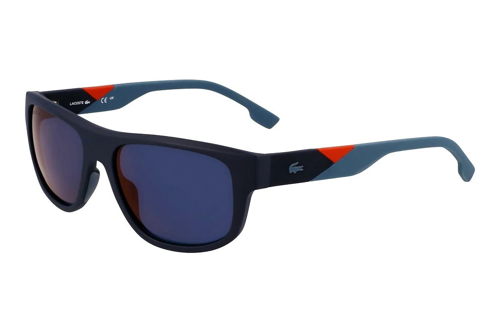 Lacoste   L6042S 424 BLUE MATTE BLUE/BLUE FLASH ORANGE Lacoste   L6042S 424 BLUE MATTE BLUE/BLUE FLASH ORANGE