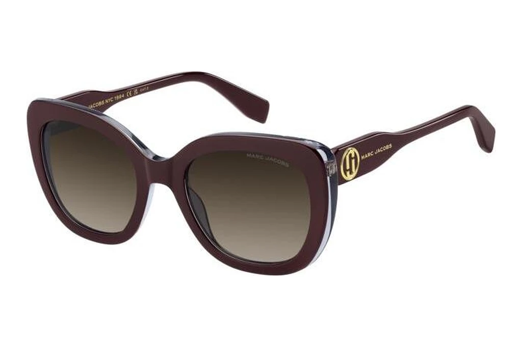 Marc Jacobs MARC 852/S LHF/HA BROWN SHADEDBURGUNDY Marc Jacobs MARC 852/S LHF/HA BROWN SHADEDBURGUNDY