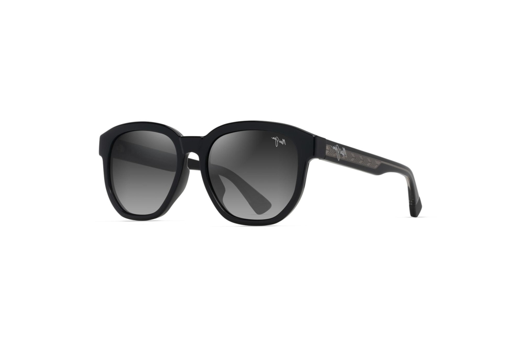 Maui Jim   Akahai AF GS646-14A Neutral GreyShiny Black w/Trans Light Grey Maui Jim   Akahai AF GS646-14A Neutral GreyShiny Black w/Trans Light Grey