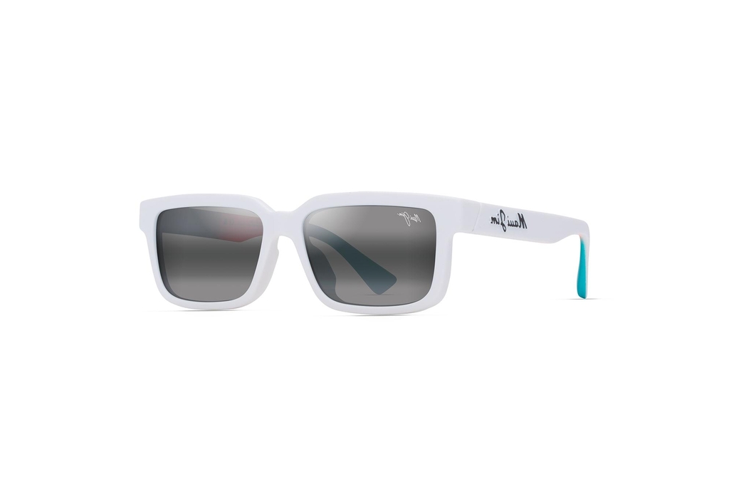Maui Jim   Hiapo AF 655-05 Neutral GreyMatte White Maui Jim   Hiapo AF 655-05 Neutral GreyMatte White