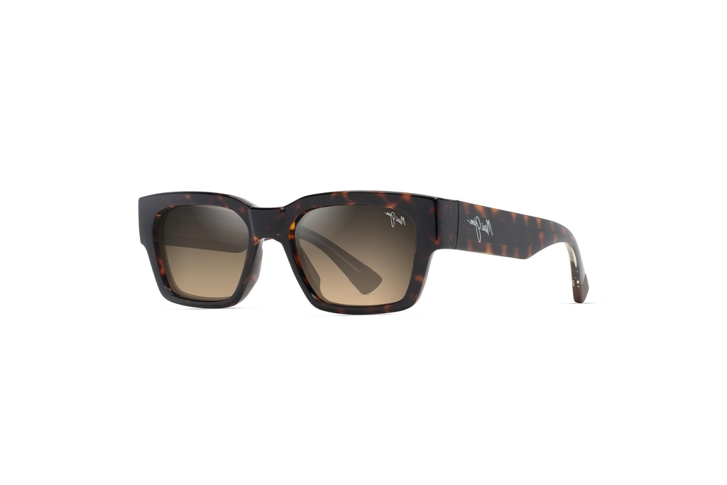 Maui Jim Kenui HS642-10 HCL® BronzeShiny Dark Havana w/Trans Yllw Maui Jim Kenui HS642-10 HCL® BronzeShiny Dark Havana w/Trans Yllw