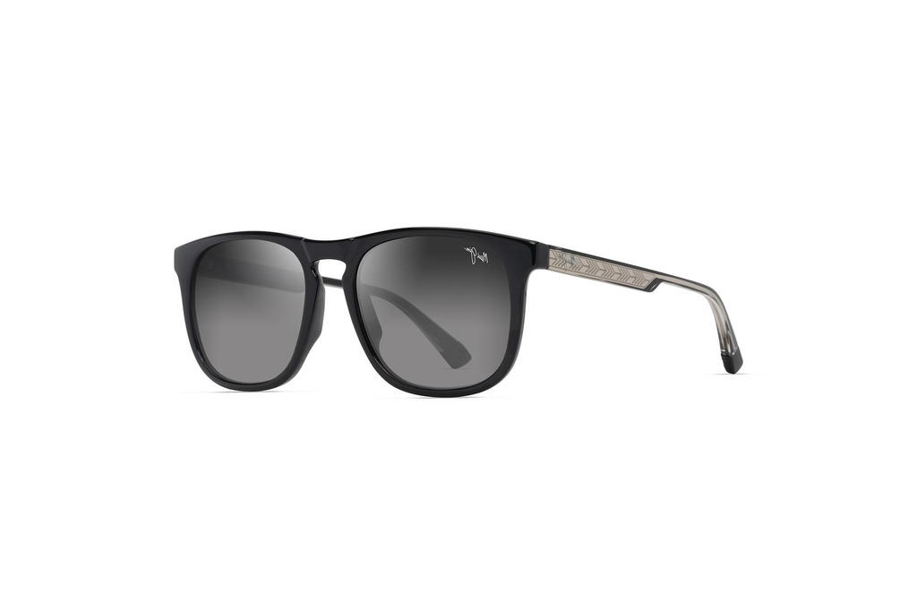 Maui Jim   Kupaa GS641-14 Neutral GreyShiny Black w/Trans Light Grey Maui Jim   Kupaa GS641-14 Neutral GreyShiny Black w/Trans Light Grey
