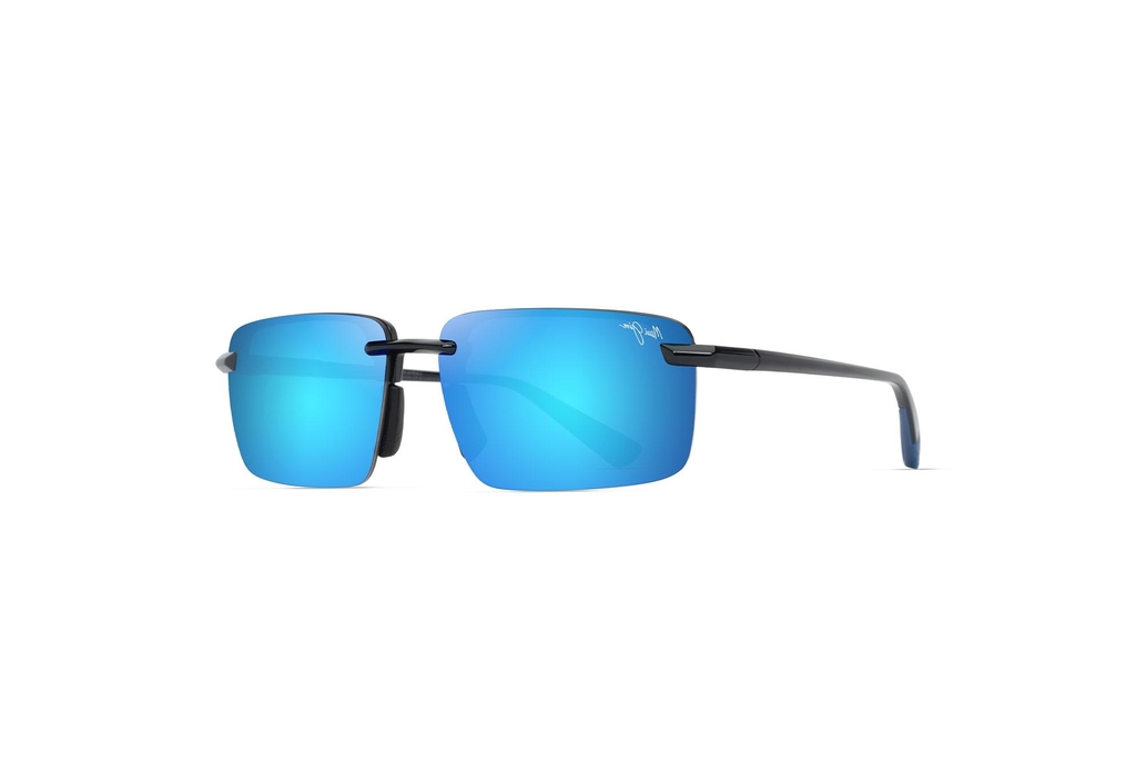 Maui Jim   Laulima AF B656-02 Blue HawaiiShiny Black w/Blue Maui Jim   Laulima AF B656-02 Blue HawaiiShiny Black w/Blue