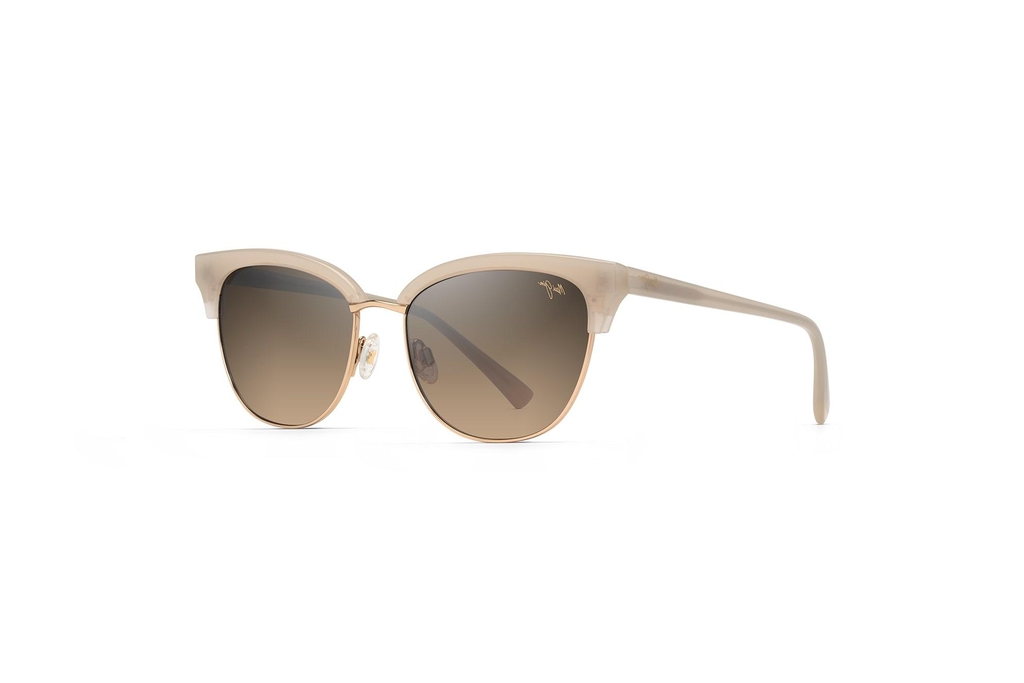 Maui Jim Lokelani HS825-24S HCL® BronzeMilky Almond w/Gold Maui Jim Lokelani HS825-24S HCL® BronzeMilky Almond w/Gold