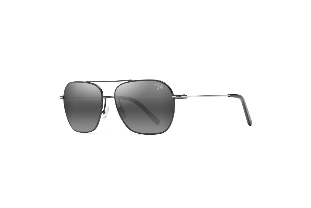 Maui Jim Mano 877-02 Neutral GreyBlack w/Silver Stripe Maui Jim Mano 877-02 Neutral GreyBlack w/Silver Stripe