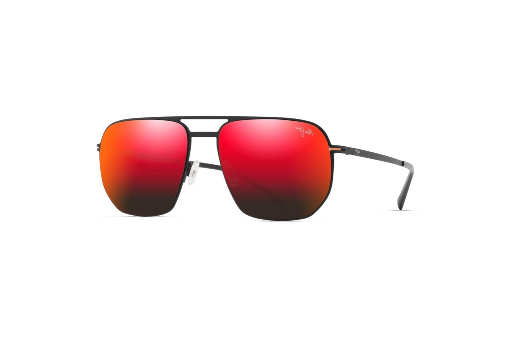 Maui Jim Sharks Cove RM605-02 Hawaii Lava ™Matte Black Maui Jim Sharks Cove RM605-02 Hawaii Lava ™Matte Black