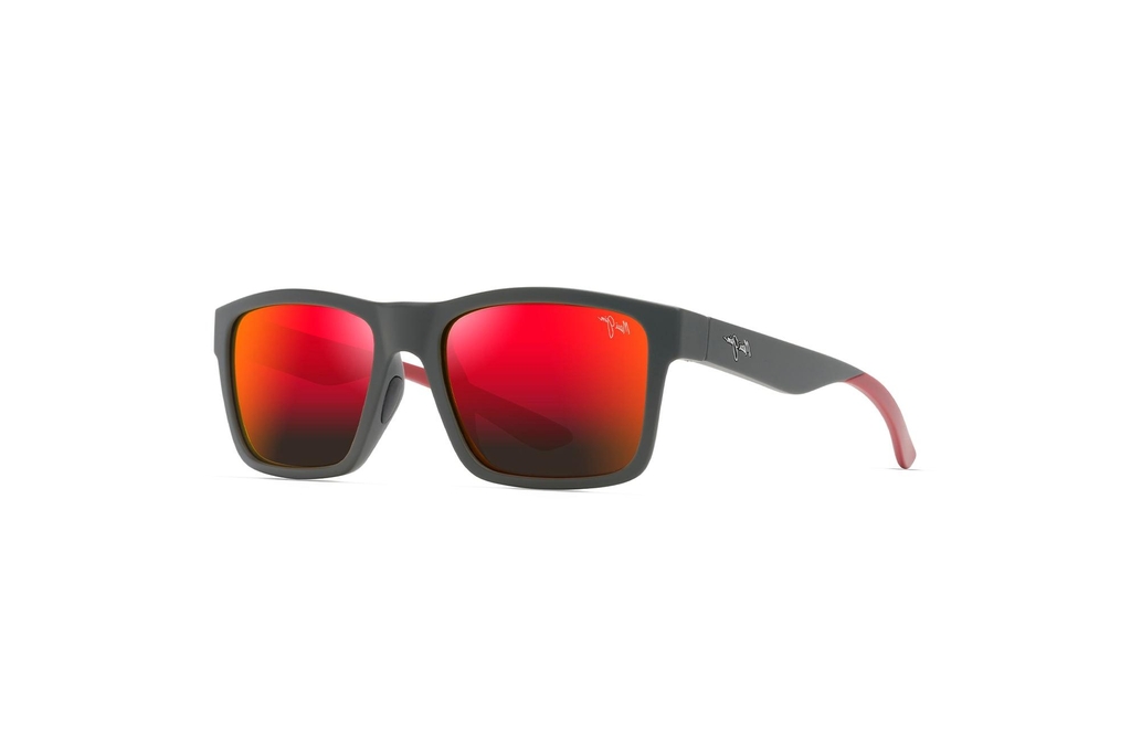 Maui Jim The Flats RM897-04 Hawaii Lava ™Dark Grey w/Brick Red Int Maui Jim The Flats RM897-04 Hawaii Lava ™Dark Grey w/Brick Red Int