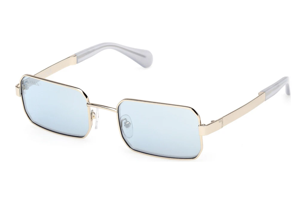 Max & Co. MO0140 32X blau verspiegeltGlänzend Blassgold Max & Co. MO0140 32X blau verspiegeltGlänzend Blassgold