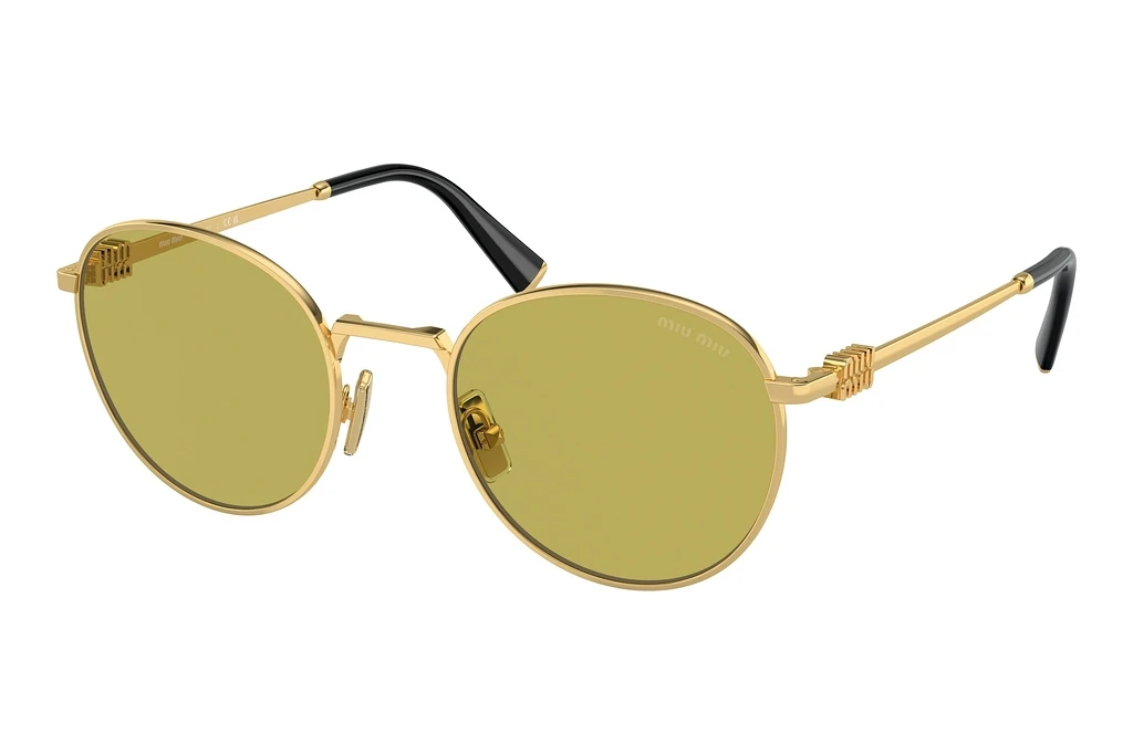 Miu Miu   MU 55ZS 5AK07O Olive GreenGold Miu Miu   MU 55ZS 5AK07O Olive GreenGold