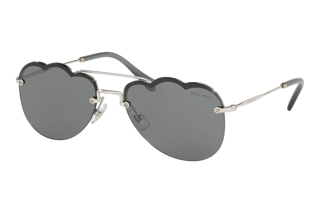 Miu Miu   MU 56US 1BC175 Dark Grey Flash SilverSilver Miu Miu   MU 56US 1BC175 Dark Grey Flash SilverSilver