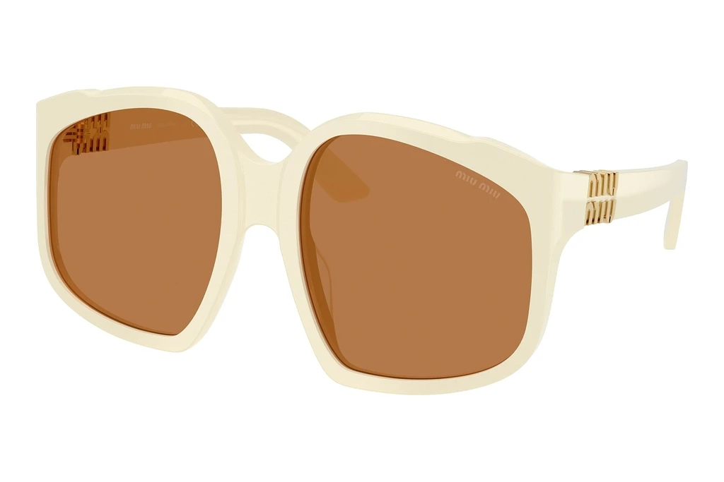 Miu Miu MU A07S 21D90Q BrownWhite Milk Miu Miu MU A07S 21D90Q BrownWhite Milk