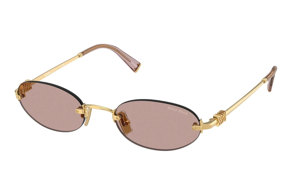Miu Miu MU A54S 5AK20I Light Purple BrownGold Miu Miu MU A54S 5AK20I Light Purple BrownGold