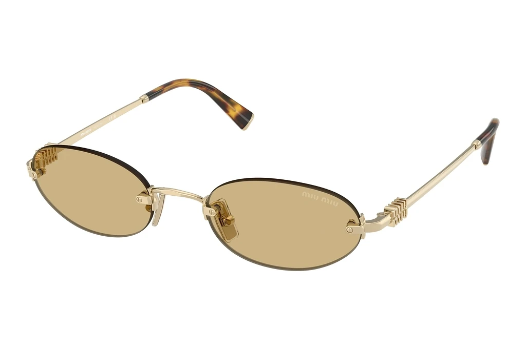 Miu Miu MU A54S ZVN10R YellowPale Gold Miu Miu MU A54S ZVN10R YellowPale Gold