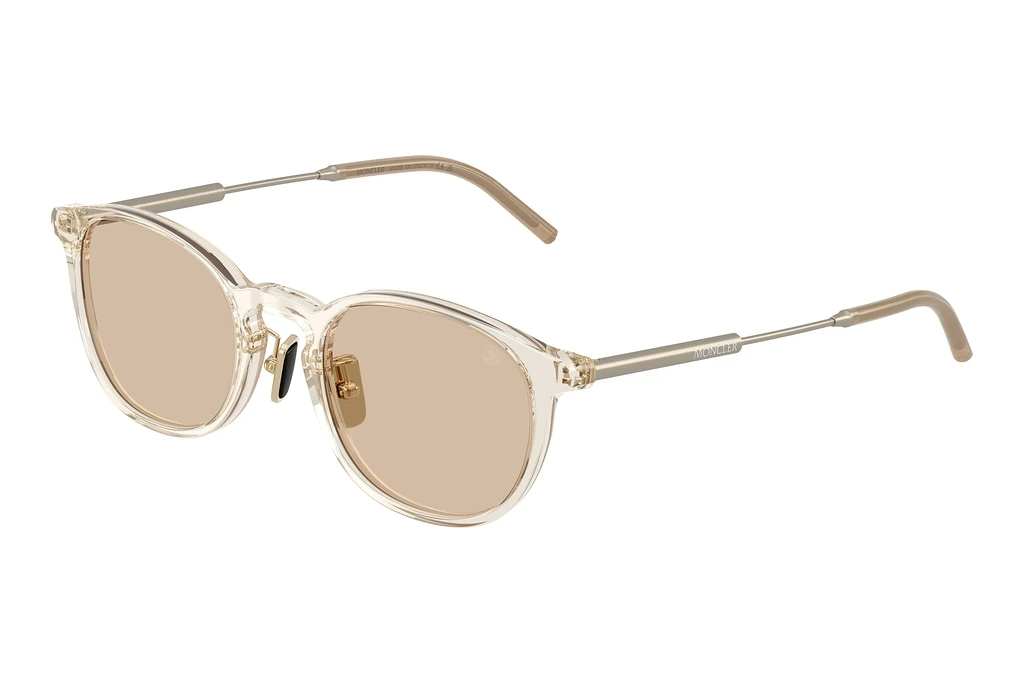 Moncler   ME6011D 300393 Solid Light BrownTransparent Shiny Butter Moncler   ME6011D 300393 Solid Light BrownTransparent Shiny Butter