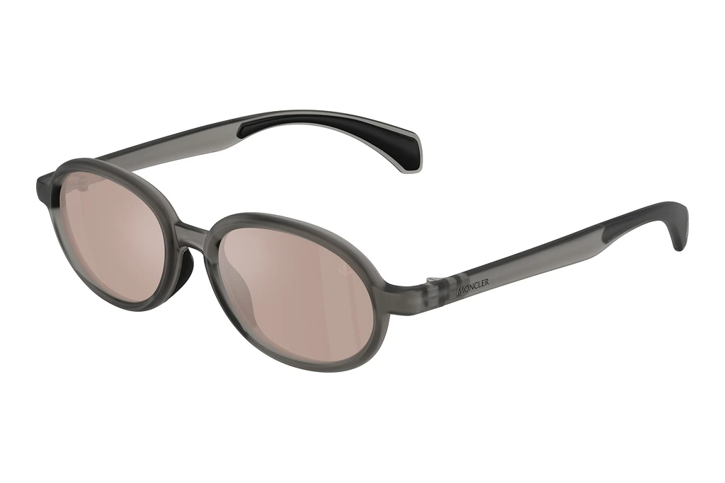 Moncler   ME8006 5007/5 Light Pink Mirror SilverShiny Grey Moncler   ME8006 5007/5 Light Pink Mirror SilverShiny Grey