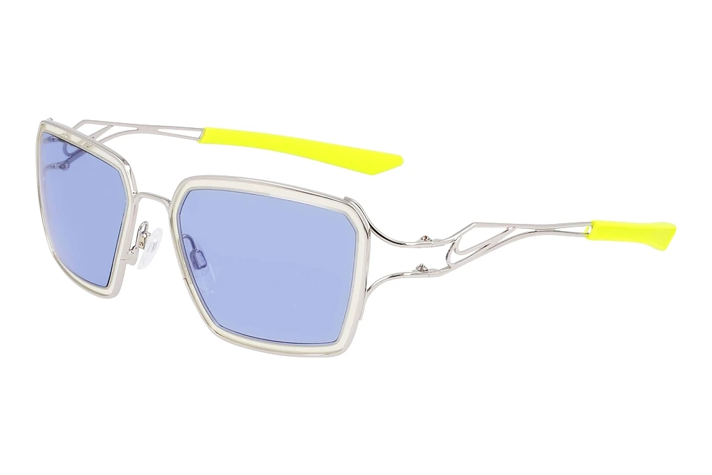 Nike   NIKE VEIL PRISM EV24049 041 SILVER SILVER / BLUE / YELLOW Nike   NIKE VEIL PRISM EV24049 041 SILVER SILVER / BLUE / YELLOW