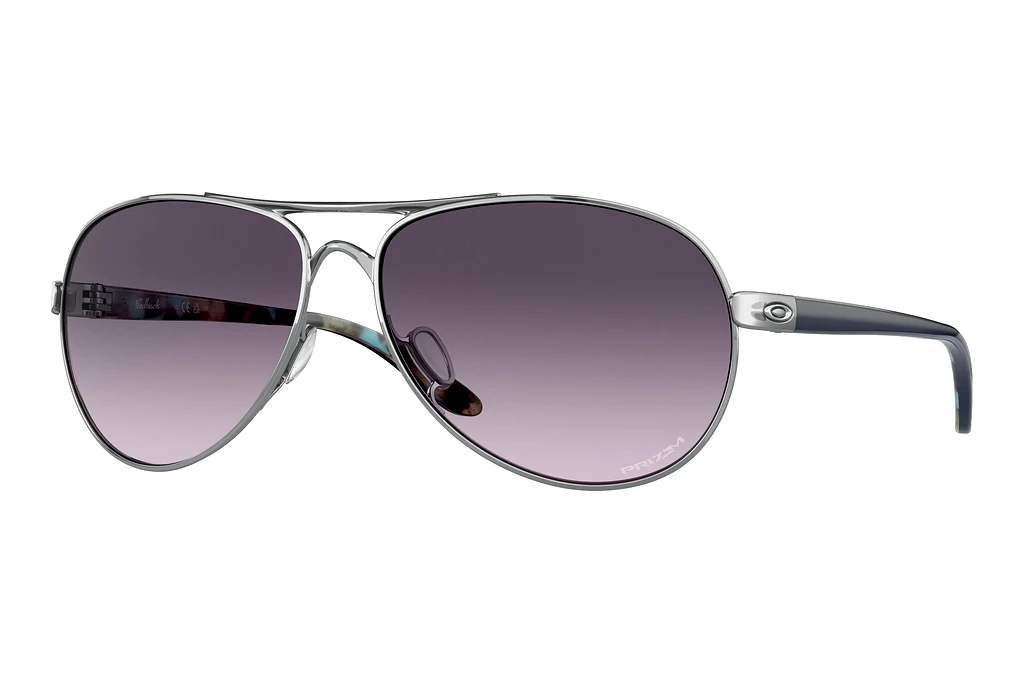 Oakley   OO4079 407940 Prizm Grey GradientPolished Chrome Oakley   OO4079 407940 Prizm Grey GradientPolished Chrome