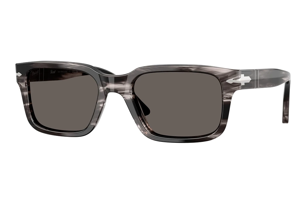 Persol PO3272S 1238B1 Dark GreyStriped Black & Grey Persol PO3272S 1238B1 Dark GreyStriped Black & Grey