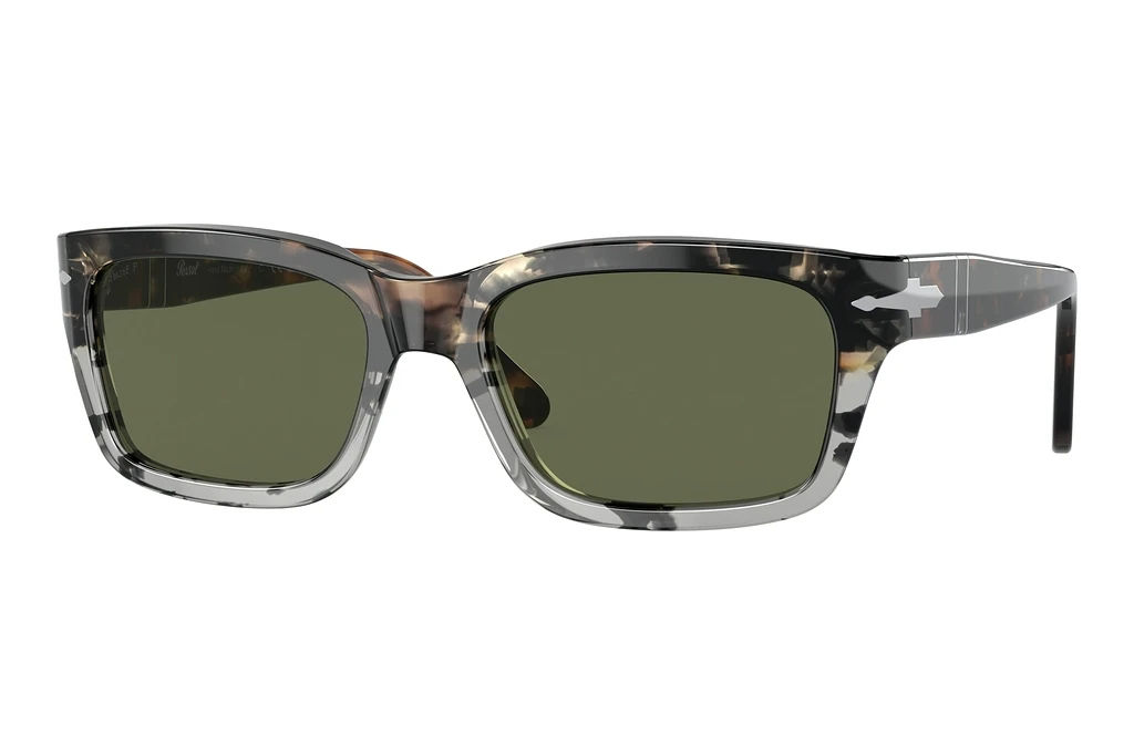Persol   PO3301S 115958 Green PolarizedBrown Cut Grey Tortoise Persol   PO3301S 115958 Green PolarizedBrown Cut Grey Tortoise