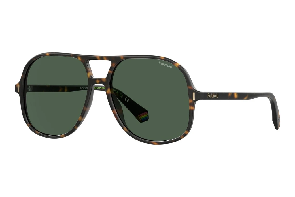 Polaroid   PLD 6217/S 086/UC GREEN POLARIZEDHAVANNA Polaroid   PLD 6217/S 086/UC GREEN POLARIZEDHAVANNA