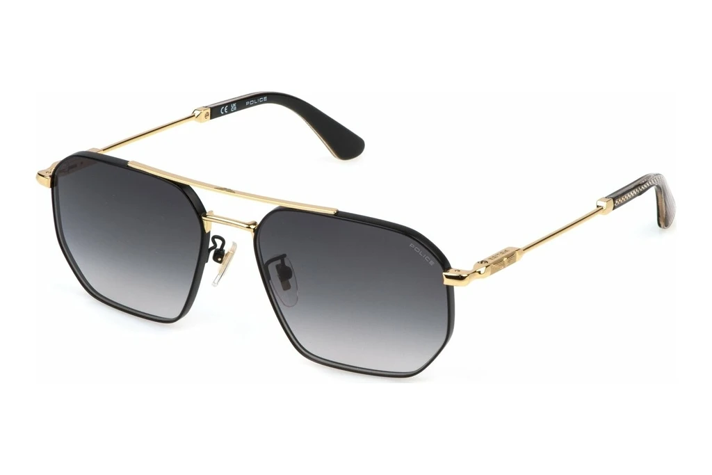 Police SPLP34 0302 SMOKE GRADIENTROSE GOLD WITH SEMI MATT BLACK PARTS Police SPLP34 0302 SMOKE GRADIENTROSE GOLD WITH SEMI MATT BLACK PARTS