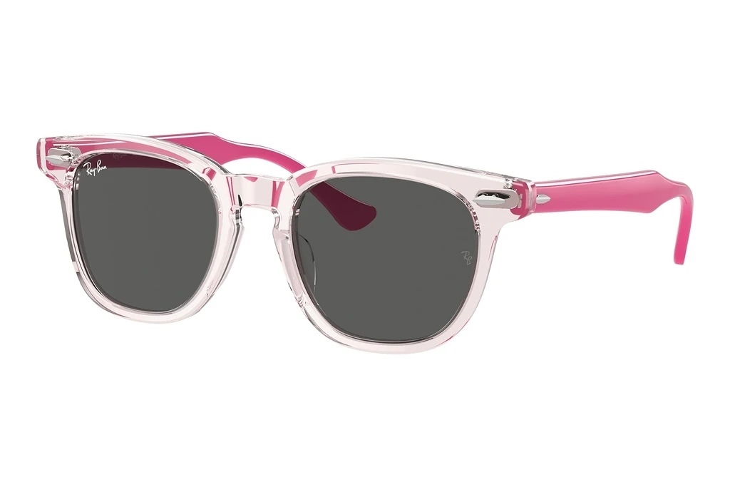 Ray-Ban Kids   RJ9098S 716487 Dark GreyTransparent Pink Ray-Ban Kids   RJ9098S 716487 Dark GreyTransparent Pink