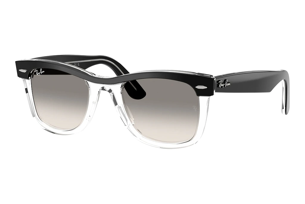 Ray-Ban RB2240 129432 Clear Gradient GreyBlack On Transparent Ray-Ban RB2240 129432 Clear Gradient GreyBlack On Transparent