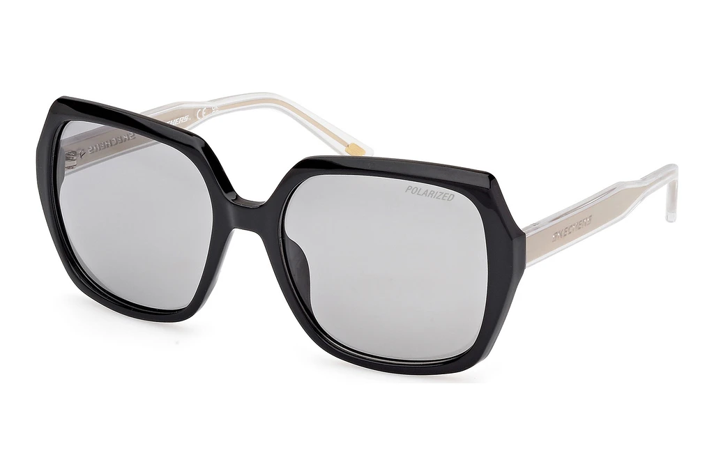 Skechers   SE00034 01D grau polarisierendGlänzend Schwarz Skechers   SE00034 01D grau polarisierendGlänzend Schwarz