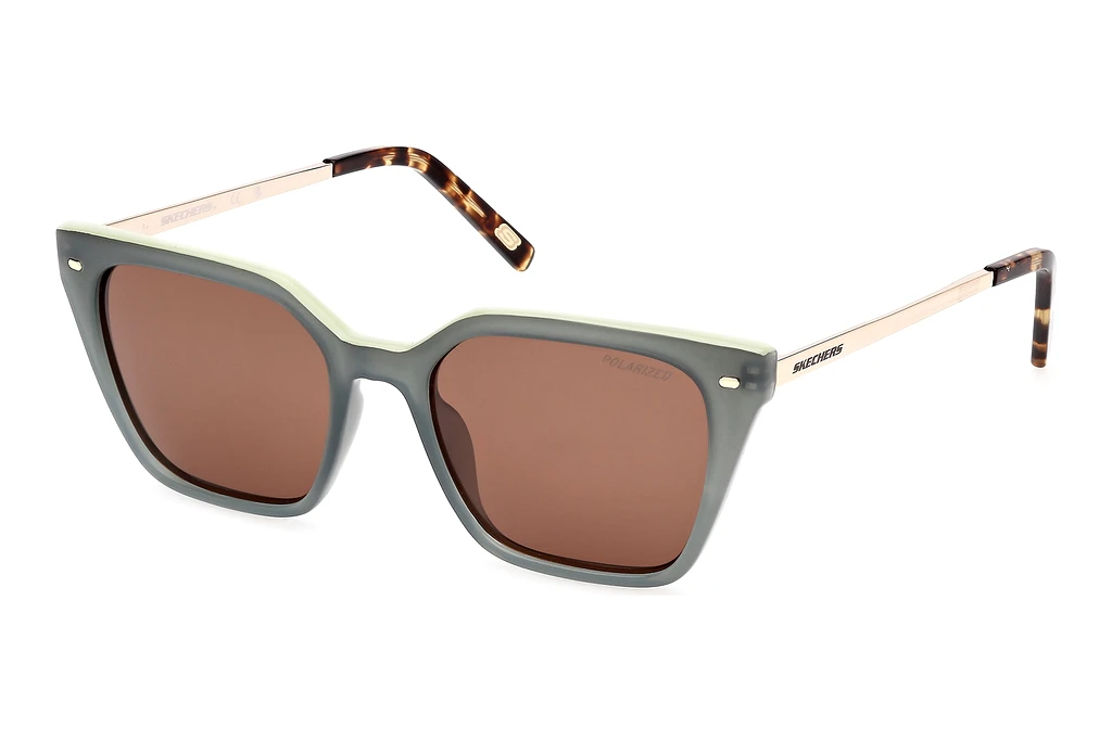 Skechers SE6217 95H braun polarisierendGlänzend Hellgrün Skechers SE6217 95H braun polarisierendGlänzend Hellgrün
