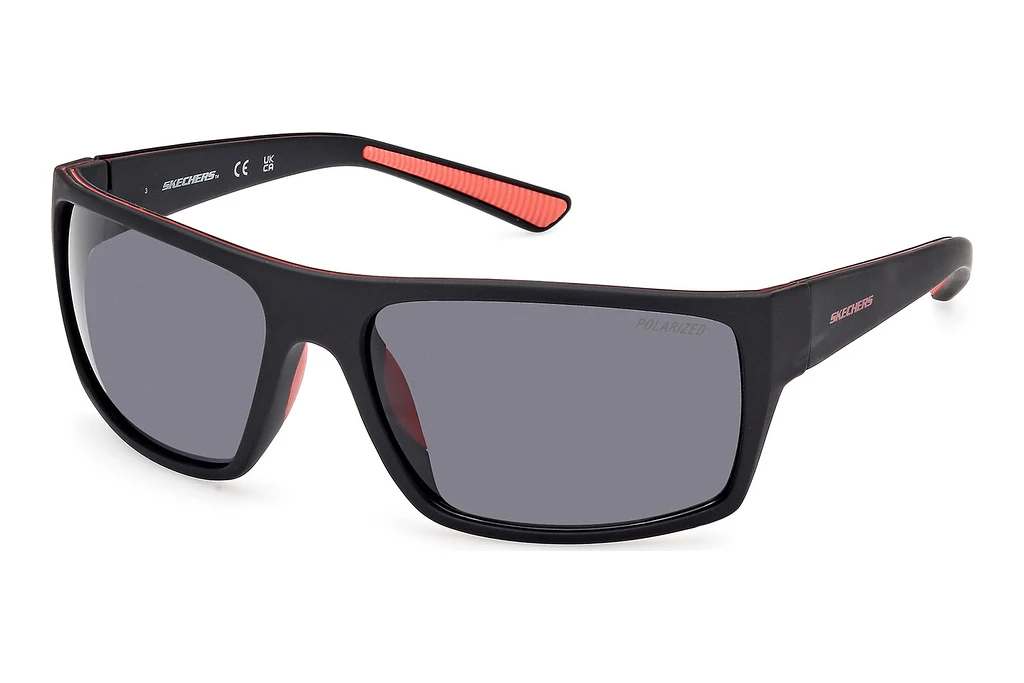 Skechers SE6292 02D grau polarisierendMatt Schwarz Skechers SE6292 02D grau polarisierendMatt Schwarz
