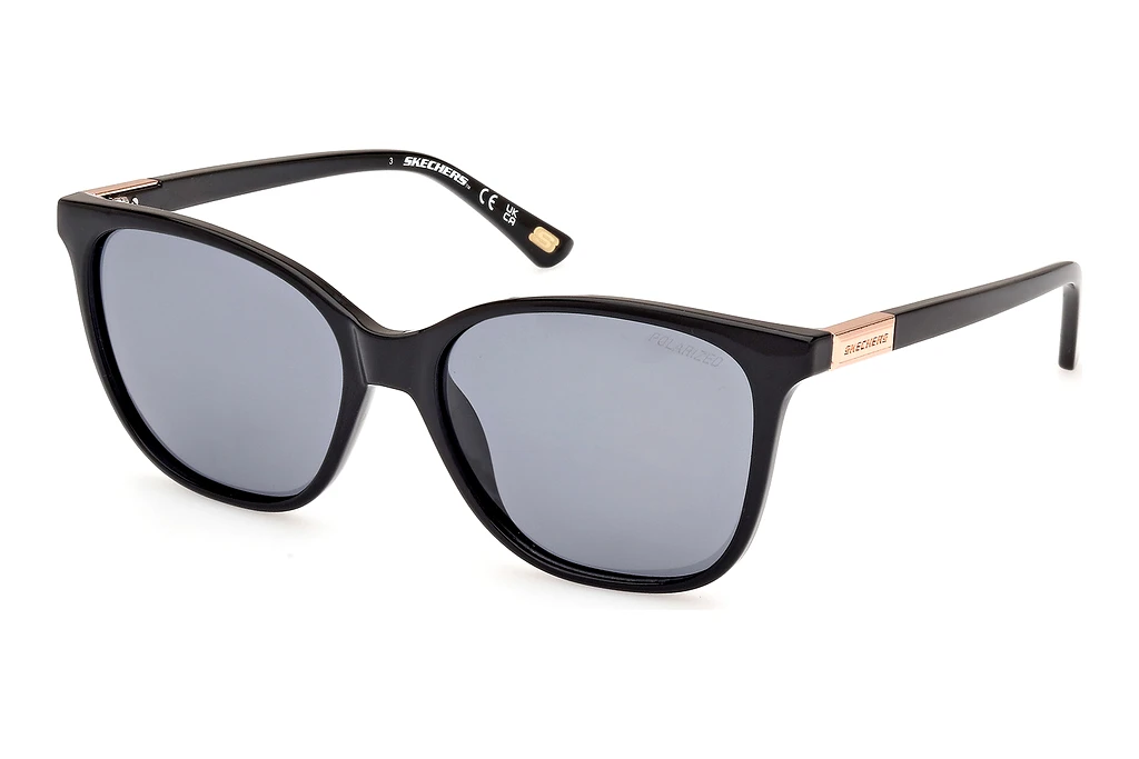 Skechers   SE6361 01D grau polarisierendGlänzend Schwarz Skechers   SE6361 01D grau polarisierendGlänzend Schwarz