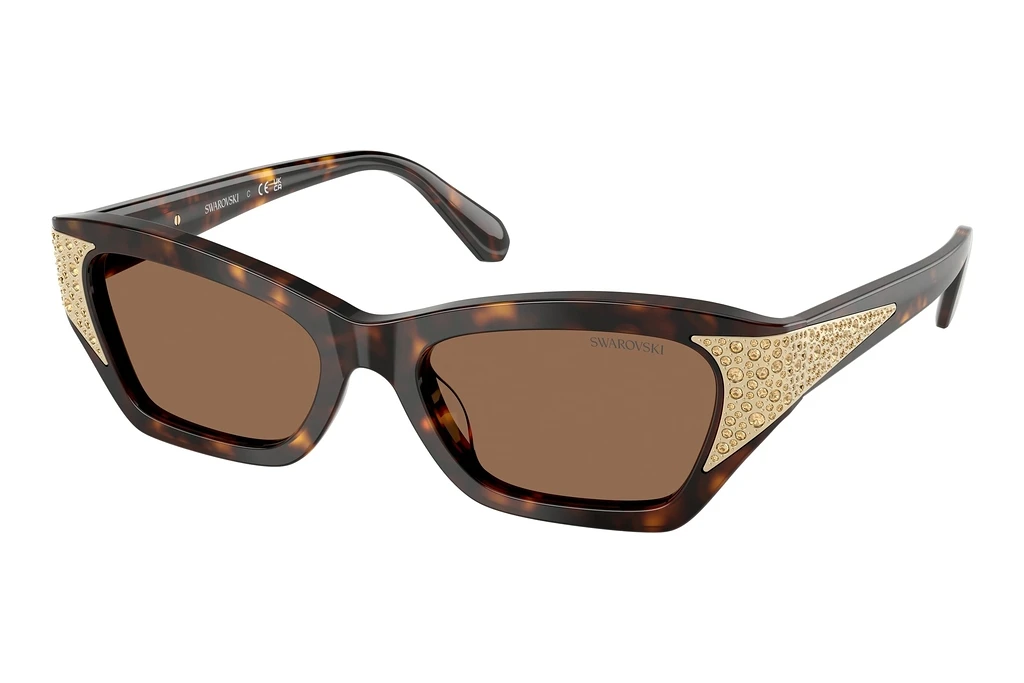 Swarovski   SK6029 100273 Dark BrownDark Havana Swarovski   SK6029 100273 Dark BrownDark Havana