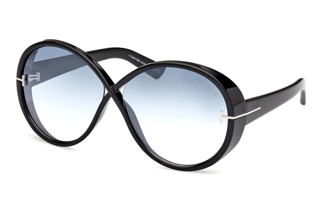 Tom Ford   FT1116 01X grau verspiegeltGlänzend Schwarz Tom Ford   FT1116 01X grau verspiegeltGlänzend Schwarz