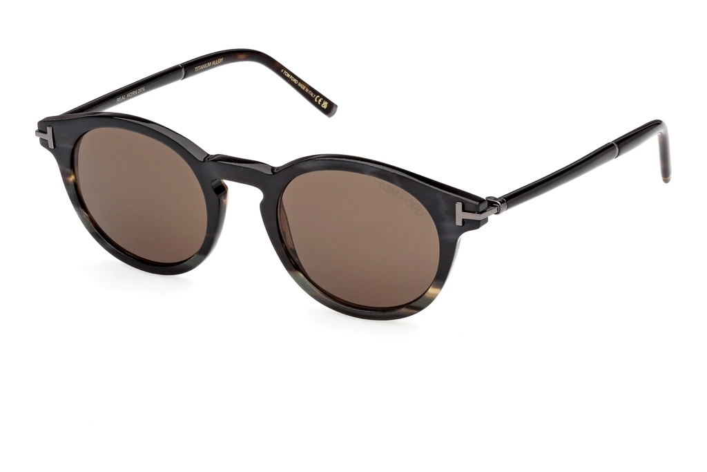 Tom Ford FT1299-P 62N grünBraun Horn Tom Ford FT1299-P 62N grünBraun Horn