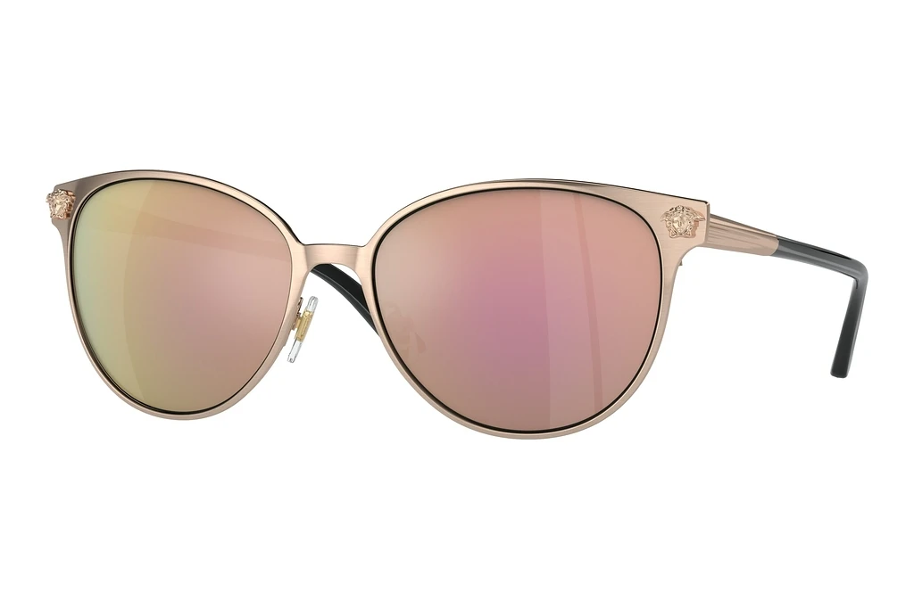 Versace   VE2168 14095R Dark Grey Mirror PinkPink Gold Versace   VE2168 14095R Dark Grey Mirror PinkPink Gold