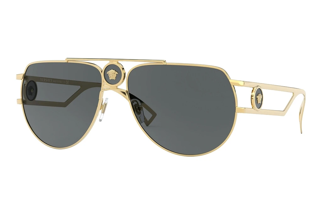 Versace   VE2225 100287 GreyGold Versace   VE2225 100287 GreyGold