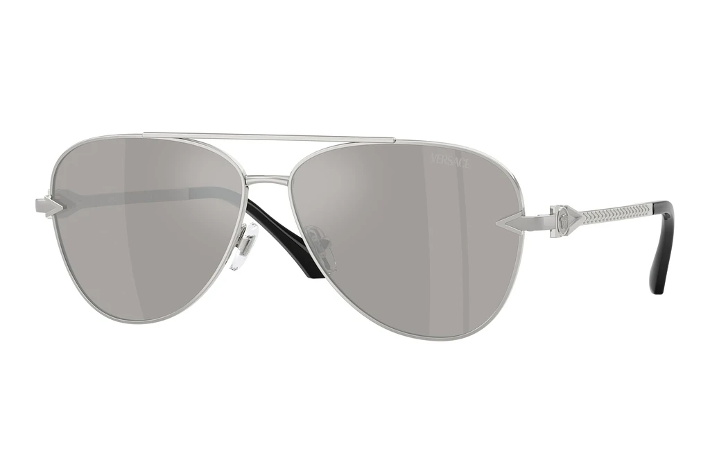Versace   VE2283 10006G Light Grey Mirror Silver 80Silver Versace   VE2283 10006G Light Grey Mirror Silver 80Silver