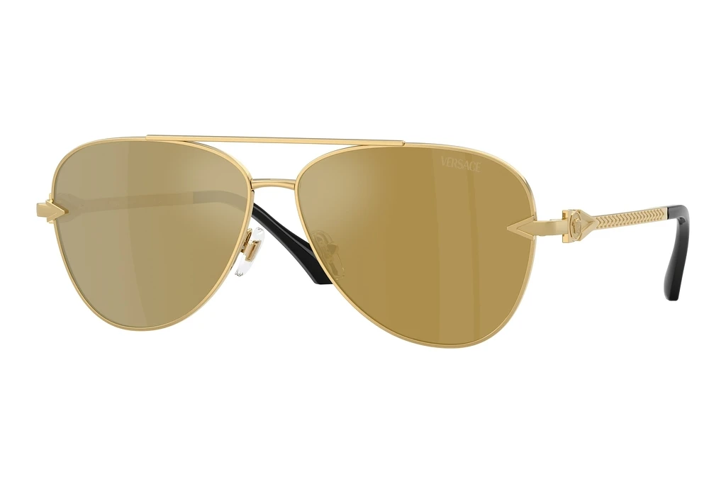 Versace   VE2283 10027I Brown Mirror GoldGold Versace   VE2283 10027I Brown Mirror GoldGold